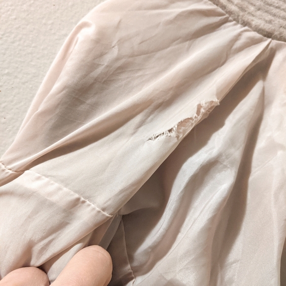 Vintage 80s Angora and lambswool oversized lined jacket - Picture 6 of 6